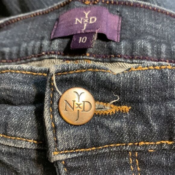 NYDJ Not Your Daughters Jeans Straight Leg High Waist Mom Jeans 10 - Picture 6 of 9